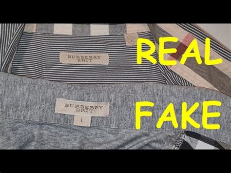 burberry brit shirt fake